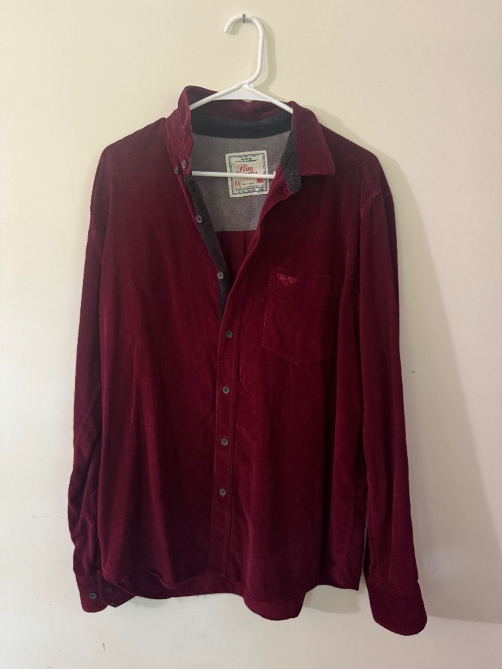 Corduroy button up